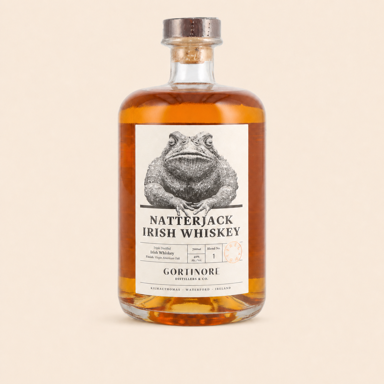 Flasche Natterjack Irish Whiskey
